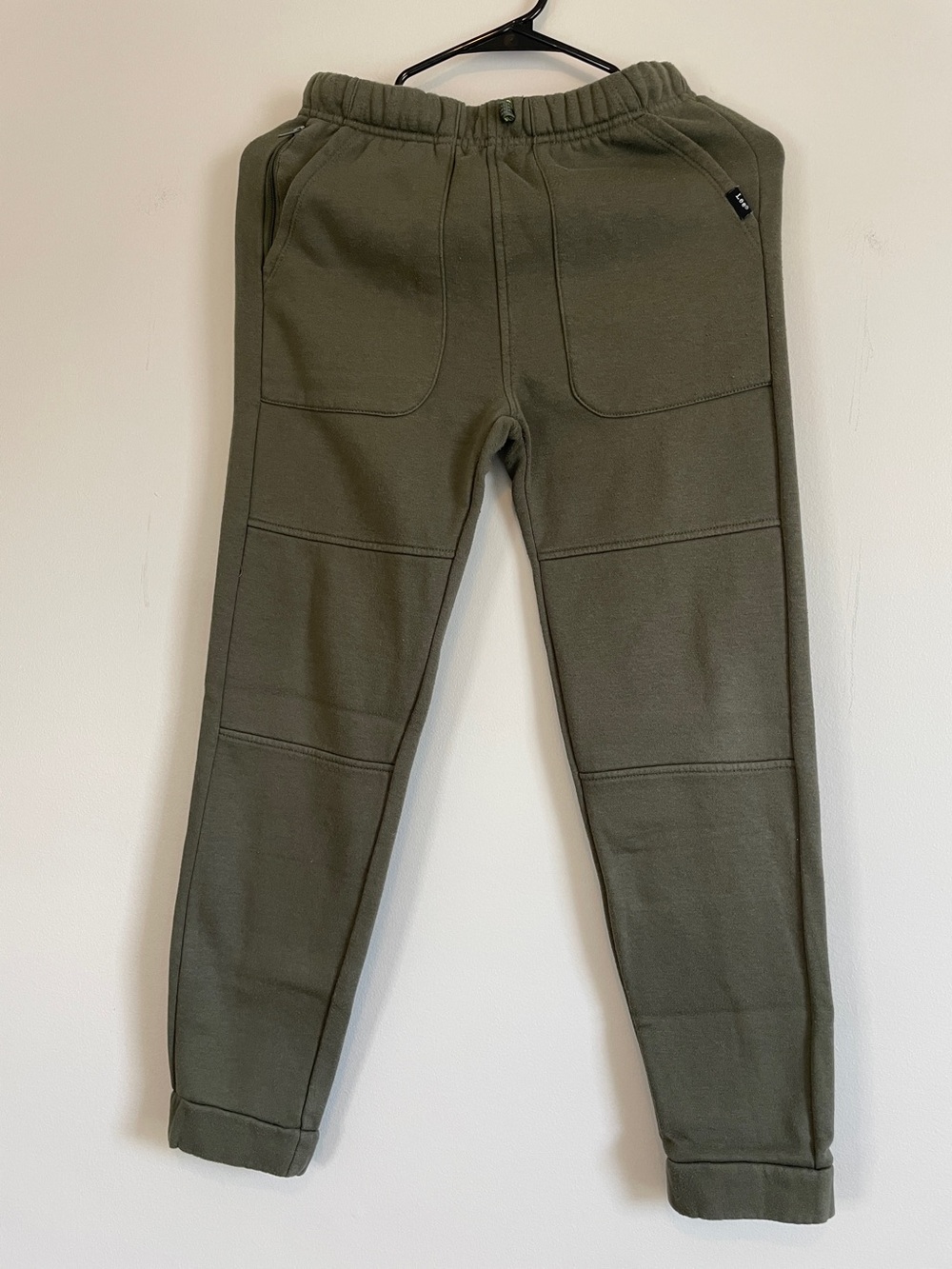 Kids Olive Green Jogger Pants